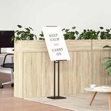  Stalci za sajmove 2 pcs Crna 26,5 x 26,5 x 150 cm Čelik | shoptok.hr