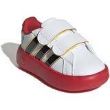 Adidas Patike za dečake Grand Court Mickey Cf I, JQ8070, Crveno-bele | ePonuda.com