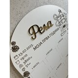 Woodenfull personalizovani drveni ram za slike moja prva godina 3 | ePonuda.com