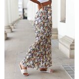 UR/CEO Black pleated floral pants Cesate | Shoptok.si