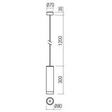  Redo 90571 - LED spoljašnje viseće svetlo KLOU LED/9W/230V IP54 antracit | Eponuda.com