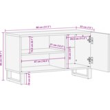 vidaXL Kabineti i police za skladištenje medija Bijela i crna | shoptok.hr