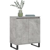 vidaXL Komoda betonsko siva 60x35x70 cm inženirski les | Shoptok.si