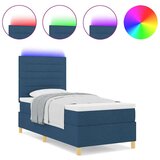  postelja z vzmetnico in LED modra 80x200 cm Tkanina, (5000127294) | Shoptok.si