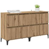  Komode 2 pcs Umjetnički hrast 60 x 35 x 70 cm Konstruirano drvo | shoptok.hr