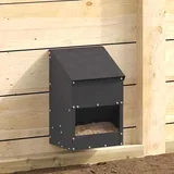 za piliće Crna 21 x 16 x 33 cm Hladno valjani čelik