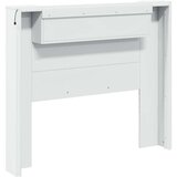  Vzglavje z LED lučmi Bela 120 x 16,5 x 103,5 cm Konstruiran les, (5000109620) | Shoptok.si