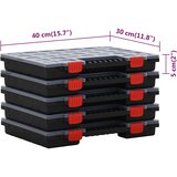  Kutije za razvrstavanje 5 kom 40 x 30 x 5 cm od polipropilena | shoptok.hr