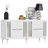 Hanah home komoda junes white silver