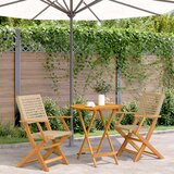 vidaXL 3-dijelni bistro set od poliratana i masivnog drva bež | shoptok.hr