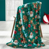 Catherine Lansfield Zelena deka s božićnim motivom od mikropliša 130x170 cm Christmas Icons – | shoptok.hr