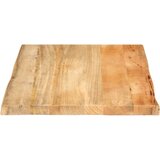 Stolna ploča 80x60x2,5 cm od masivnog drva manga sa živim rubom | shoptok.hr