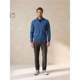Sinsay Pamučni džemper s kratkim patentnim zatvaračem | shoptok.hr