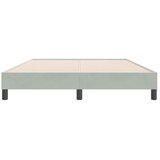  Krevet s oprugama bez madracem svjetlosivi 140x220cm baršunasti | shoptok.hr