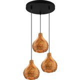 REALITY Luster na sajli SPROUT 3xE14/40W/230V braon/ratan | Eponuda.com