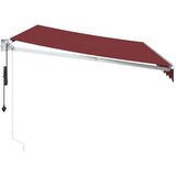 Tenda na automatsko uvlačenje bordo 350x250 cm | shoptok.hr