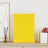  Papirnate vrećice 50 kom s ručkama žute 32x17x44 cm | shoptok.hr