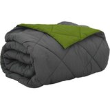  Poletna odeja Zelena in antracita 220 x 260 cm Mikrovlakna, (5000288282) | Shoptok.si
