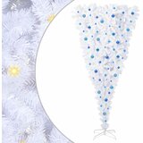  Umjetno božićno drvce s stalakom Bijelo 240 cm PVC i Čelik | shoptok.hr