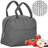 springos 5 litrska termo torba za hrano, hladilnik za piknik na plaži, siva., (21630151) | Shoptok.si