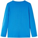  Dječja majica dugih rukava kobaltnoplava 140 | shoptok.hr
