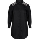 Zizzi Bluza siva / črna / srebrna / bela | Shoptok.si