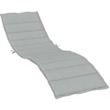  Jastuk za ležaljku prošarani svjetlosivi 200x50x4 cm od tkanine | shoptok.hr