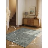 Vikosa Svetlo modra ročno tkana viskozna preproga 200x300 cm Noemi – | Shoptok.si