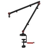 Genesis Stojalo/roka za mikrofon THULIUM 500, držalo za slušalke, črno-rdeče, (5000328476) | Shoptok.si