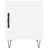  Nočna omarica bela 40x40x50 cm inženirski les - Nočna Omarica, (21433624) | Shoptok.si