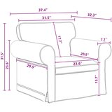 SOFA Tamno siva 95 x 82 x 80 cm tkanina | shoptok.hr