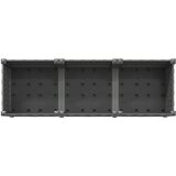  Vrtni saksija s kotačima Svjetlosiva 120 x 40 x 48 cm PP | shoptok.hr