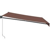 Tenda na ručno uvlačenje smeđa 400 x 300 cm Smeđa 400 x 300 cm 1 | shoptok.hr