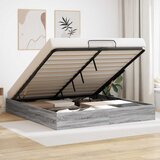  Otomanski krevet s pohranom Sivi Sonoma 203 x 160 x 25 cm | shoptok.hr