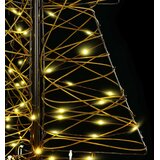  Božićno drvce s 100 LED svjetlima Topla bijela 120 cm Ratan | shoptok.hr