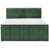 MID.YOU POSTELJA BOXSPRING 180 cm x 200 cm , tekstil, leseni material olivno zelena | Shoptok.si
