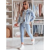 DStreet Spodnie damskie casualowe z paskiem MADELINA niebieskie | Shoptok.si