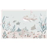 Lilipinso Otroška tapeta 400 cm x 248 cm Dreamy Seabed – | Shoptok.si