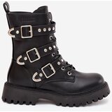 Big Star Insulated Work Boots With Straps And Buckles | Shoptok.si