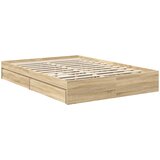  s od storage Sonoma hrast 140 x 190 cm Konstruirano drvo | shoptok.hr