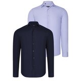 Dewberry DUAL SET G726 MENS SHIRTS-LACIER-BLUE-LILAC Cijene