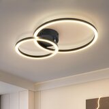 Nettlife stropna LED svetilka 40 cm - 23 W - kuhinjska svetilka 3 000 K - toplo bela - moderna dnevna soba svetilka - spalnična svetilka - 2 obroča, (5000219989) | Shoptok.si