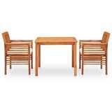  3-dijelni vrtni blagovaonski set s jastucima bagremovo drvo | shoptok.hr