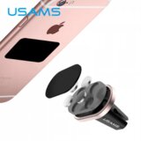 Usams Avtonosilec magnetni, črn | Shoptok.si