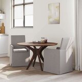 vidaXL Jedilni stoli 2 pcs Taupe 57 x 67 x 95 cm blago | Shoptok.si