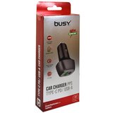 Busy USB2 punjač KUAL KOM+PD karbon | ePonuda.com