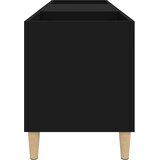 Ormarić za ploče crni 121 x 38 x 48 cm od konstruiranog drva | Eponuda.com
