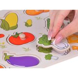  Drvene puzzle povrće 11 elemenata | shoptok.hr