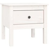  Bočni stolići 2 kom bijeli 50x50x49 cm od masivne borovine | shoptok.hr