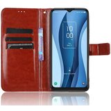INORCO Za TCL 40 XL preklopna preklopna prevleka iz PU usnja Anti-Dust Crazy Horse s teksturo stojala torbica za telefonsko lupino, (22034526) | Shoptok.si